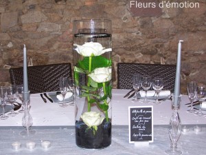 table mariage fleurs d'émotion