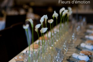 table mariage fleurs d'émotion