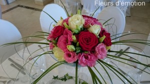 table mariage fleurs d'émotion