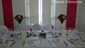 table mariage fleurs d'émotion