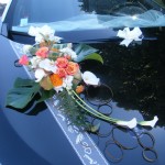 voiture mariage fleurs d'émotion